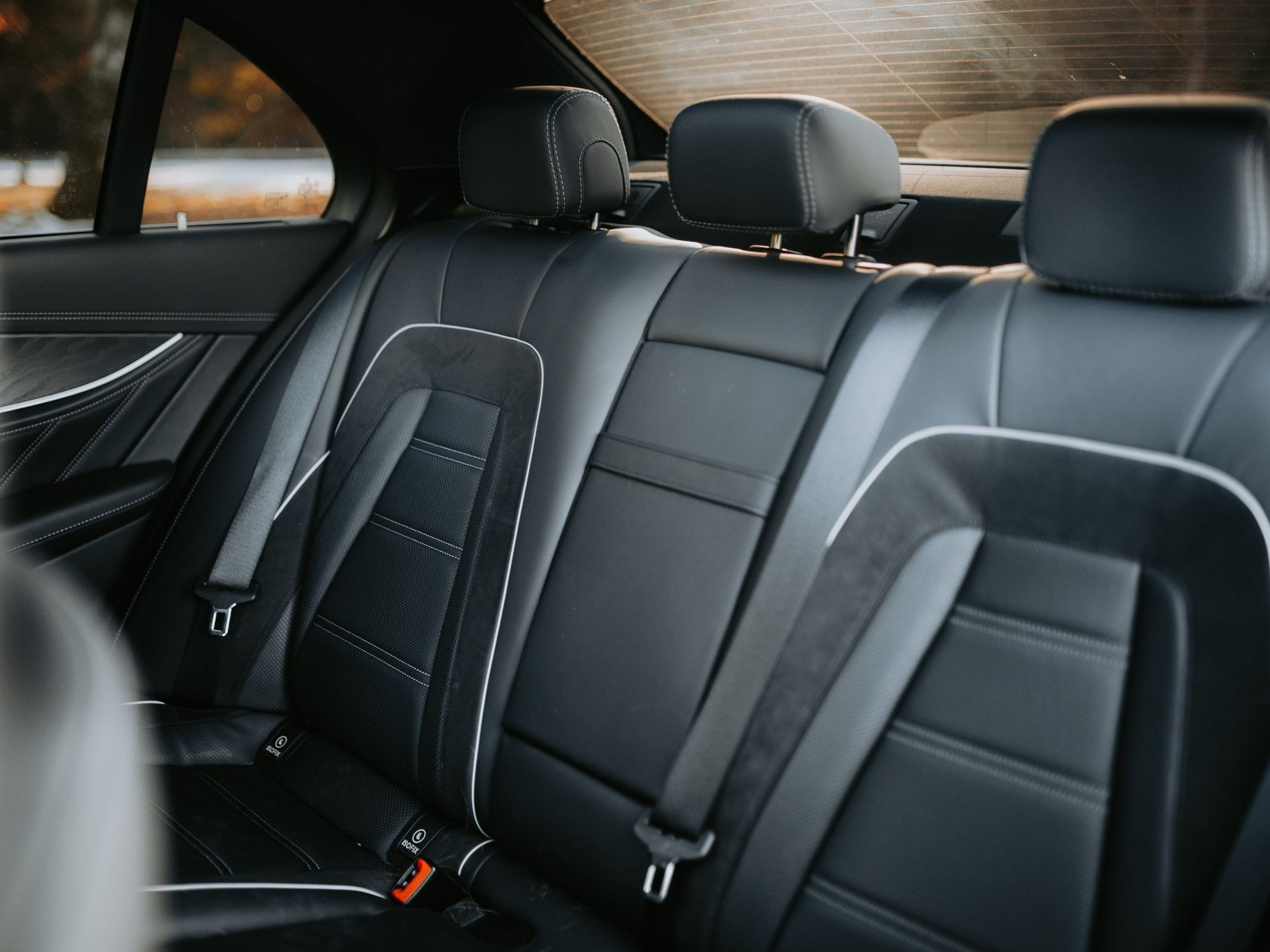 Car rear seats and parcel shelf — representative image
